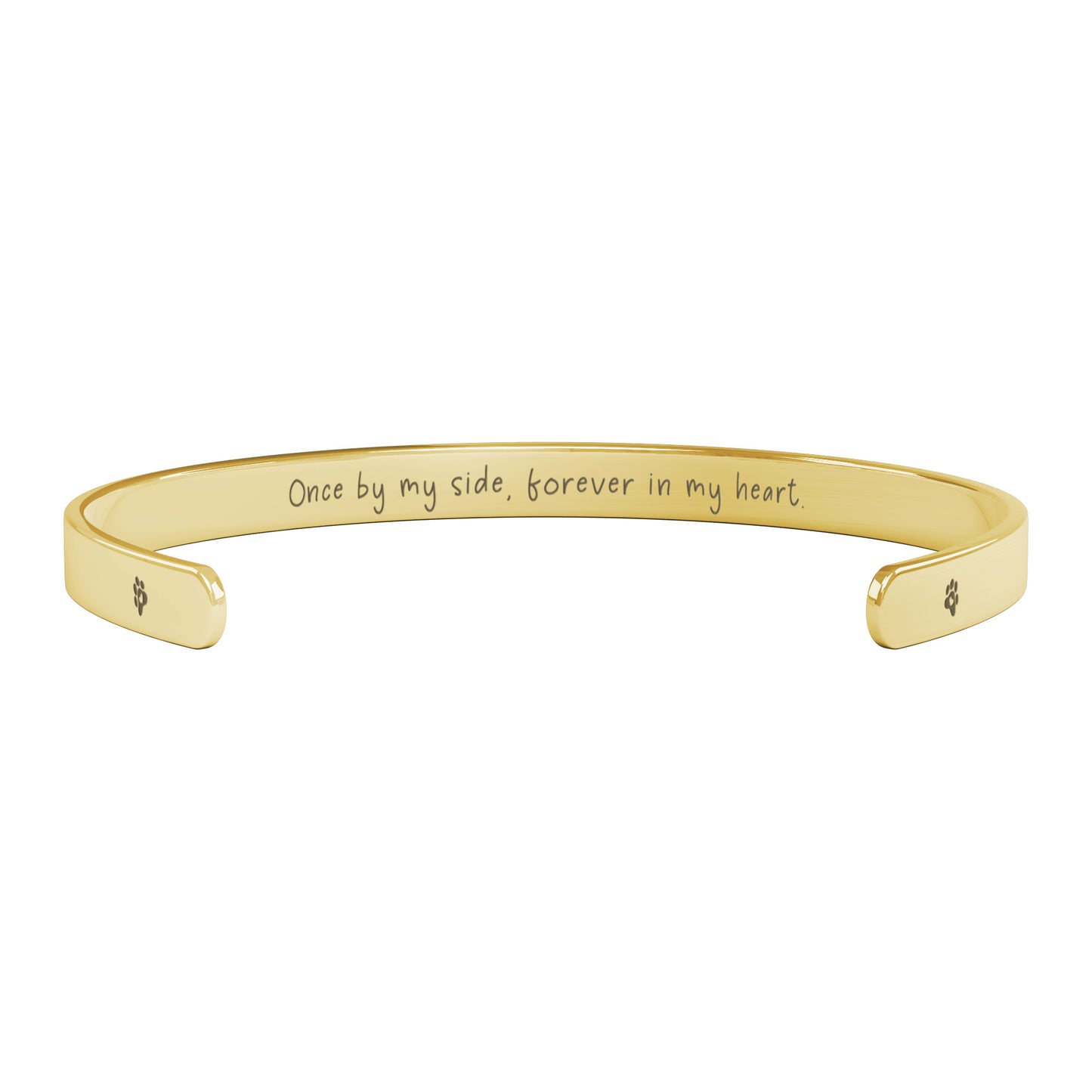 Custom Pet Memorial Cuff Bracelet