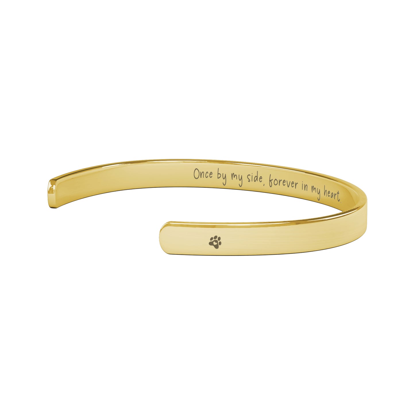 Custom Pet Memorial Cuff Bracelet